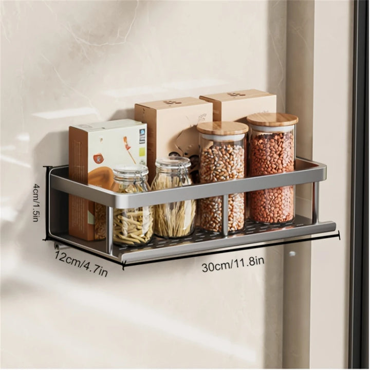 Wall-Mounted Spice Rack & Organizer