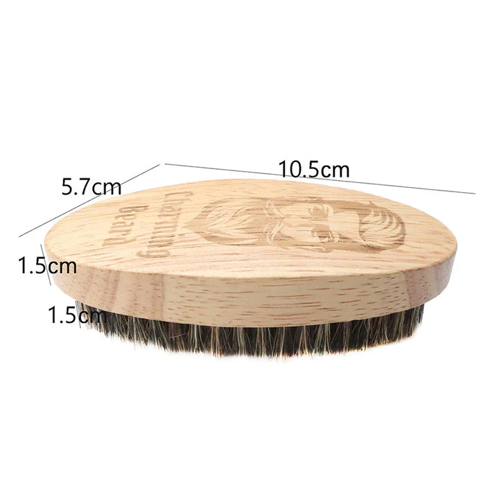 Eco-Friendly Boar Bristle Shaving Brush - Beard Grooming Tool