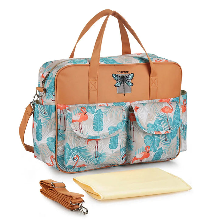 Waterproof Deluxe Diaper Bag – Stylish & Multifunctional