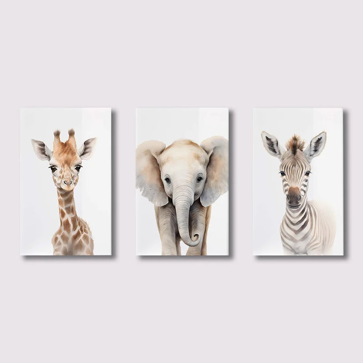 Safari Nursery Decor Set