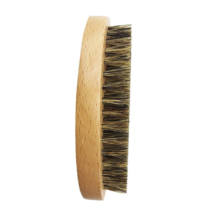 Eco-Friendly Boar Bristle Shaving Brush - Beard Grooming Tool