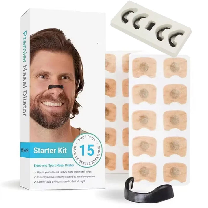 Magnetic Nasal Strips for Breathing & Snoring