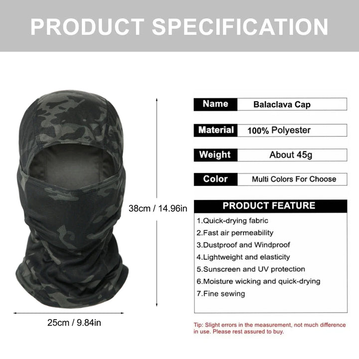 Camouflage Balaclava Hat