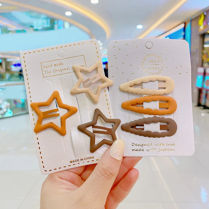 Fashion Geometric Star Hair Clips