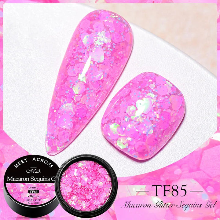 Meet Across Pink Dried Flower Gel Nail Polish