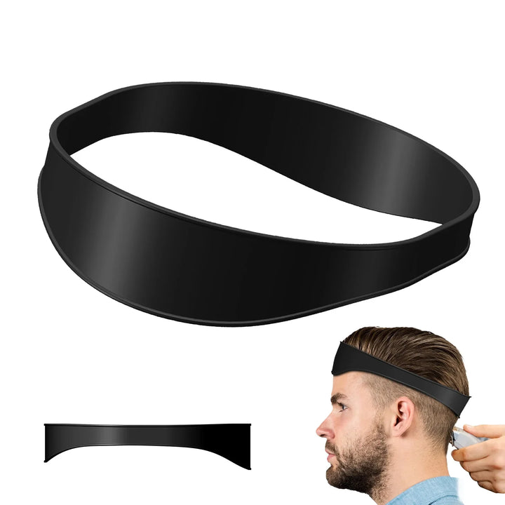 Haircutting Guide - Curved Silicone Neckline Template