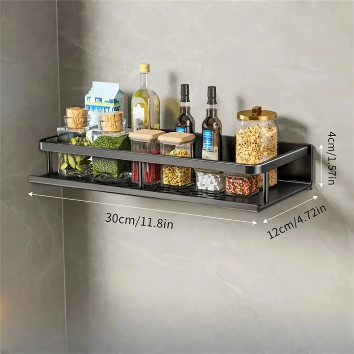 Wall-Mounted Spice Rack & Organizer