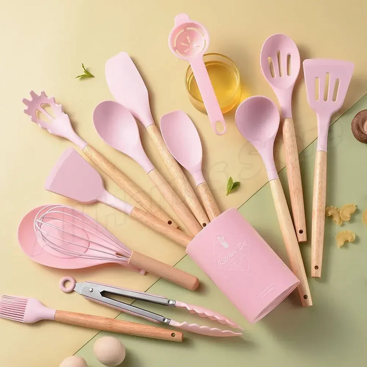 Silicone Kitchen Utensils Set