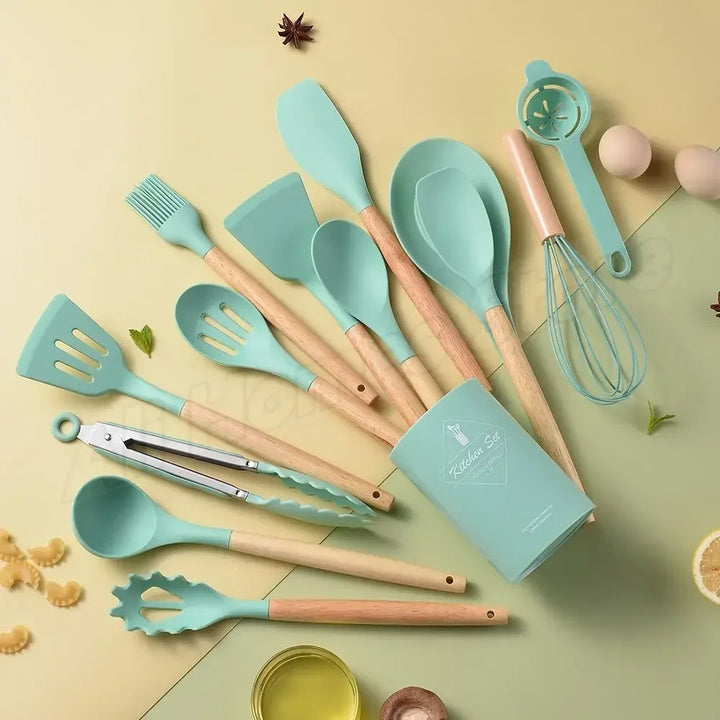 Silicone Kitchen Utensils Set