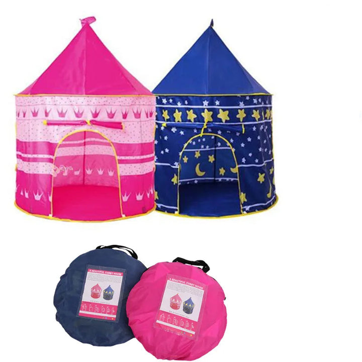 Toddler Folding Play Tent – Portable Castle for Kids