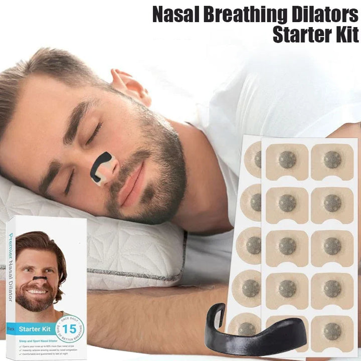 Magnetic Nasal Strips for Breathing & Snoring