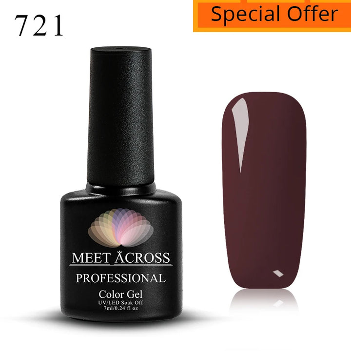 Meet Across Pink Dried Flower Gel Nail Polish