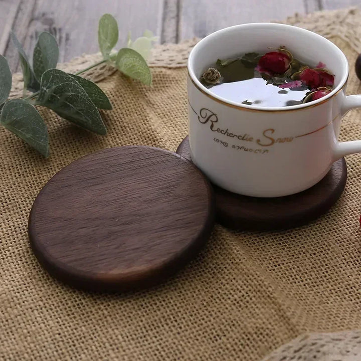 Solid Walnut Wood Coaster