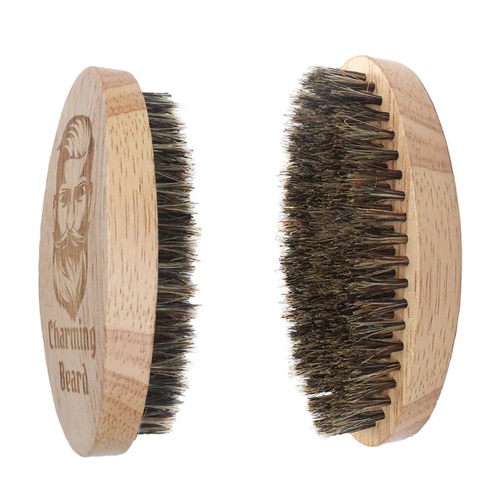 Eco-Friendly Boar Bristle Shaving Brush - Beard Grooming Tool