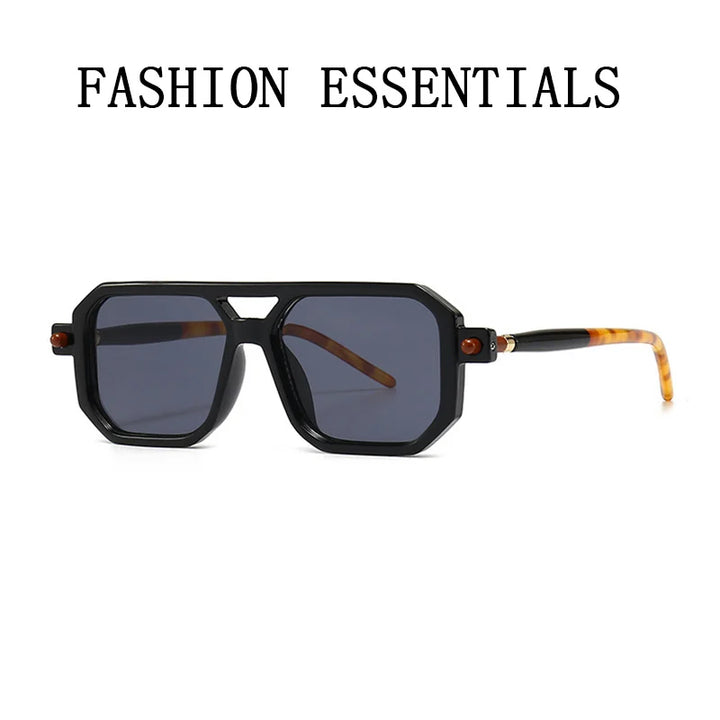 Retro Frame Sunglasses - UV400