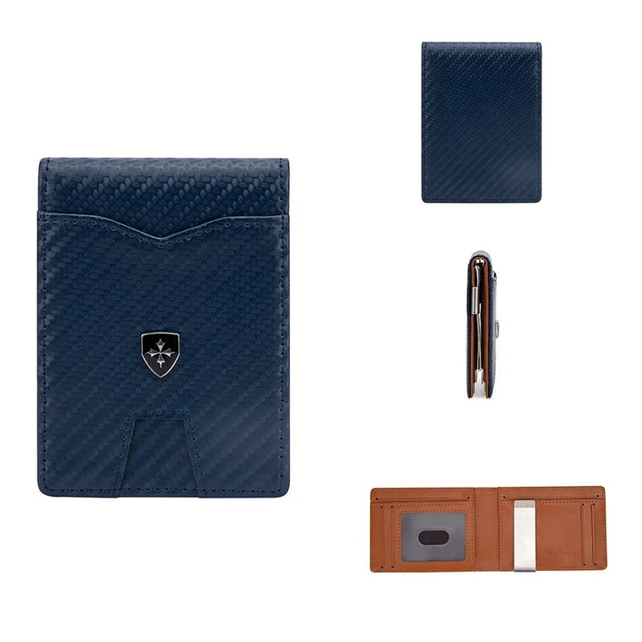 Baellerry Minimalist Men's Wallet RFID Anti-Theft Leather Card Holder