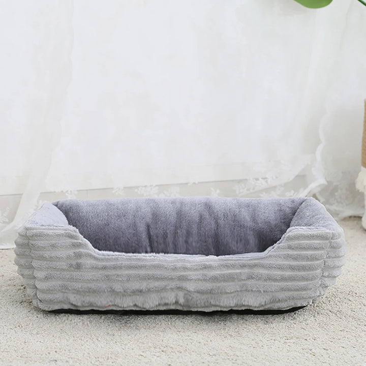 Calming Dog and Cat Plush Bed