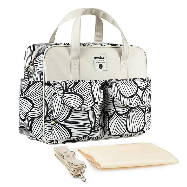 Waterproof Deluxe Diaper Bag – Stylish & Multifunctional