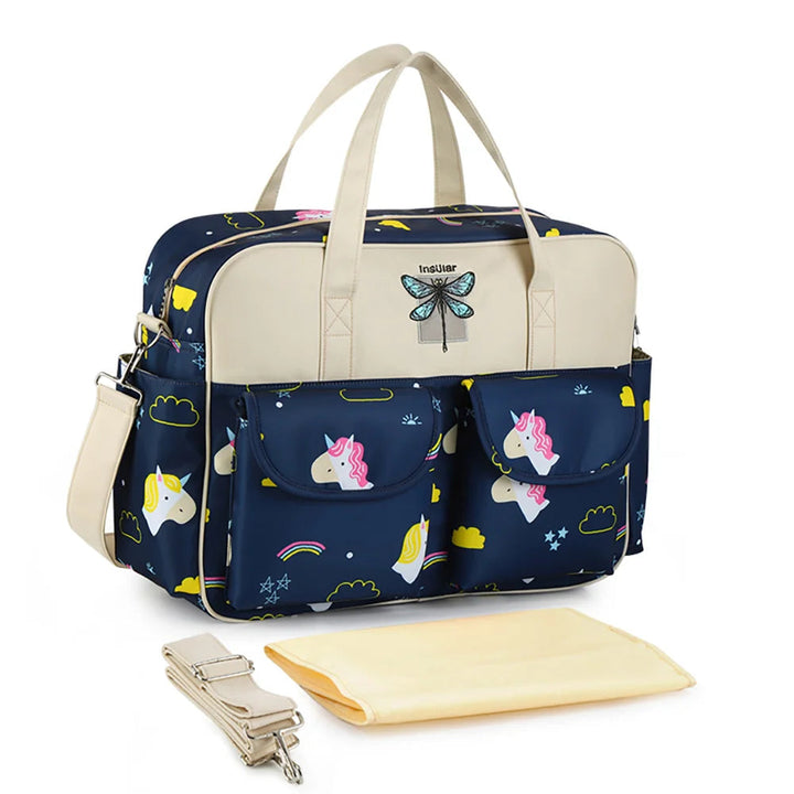 Waterproof Deluxe Diaper Bag – Stylish & Multifunctional