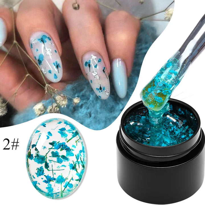 Meet Across Pink Dried Flower Gel Nail Polish