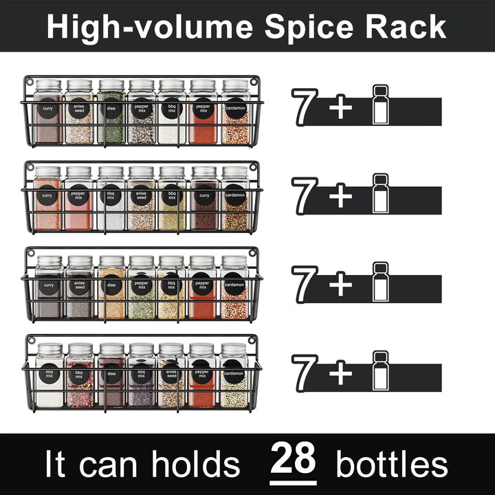 Kitchen Spice Organizers Set